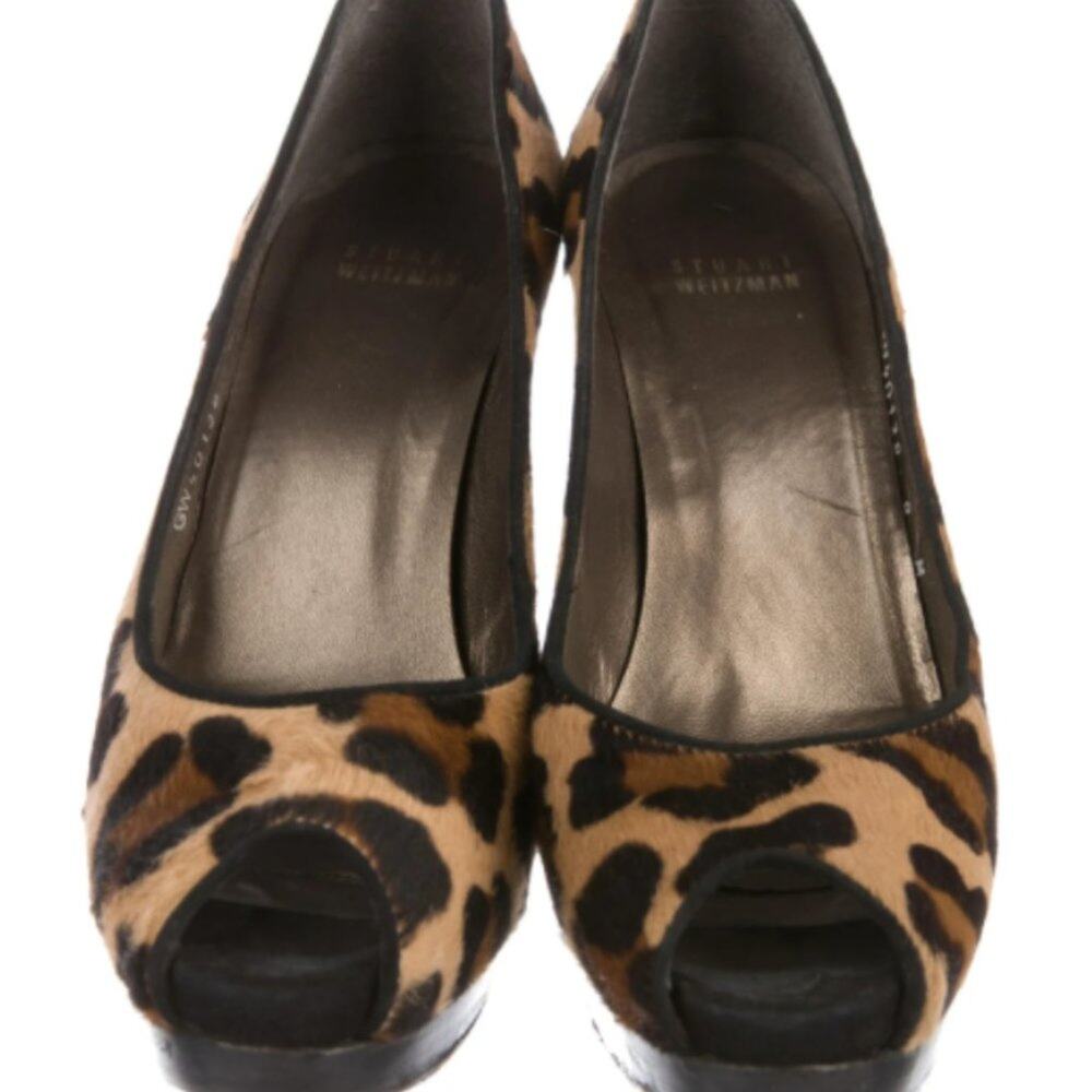 Stuart Weitzman Leopard Heels Pumps - Picture 2 of 8